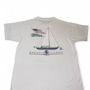 Clean Vintage 1992 Sailing Regatta Duck NC Men's Graphic Tee